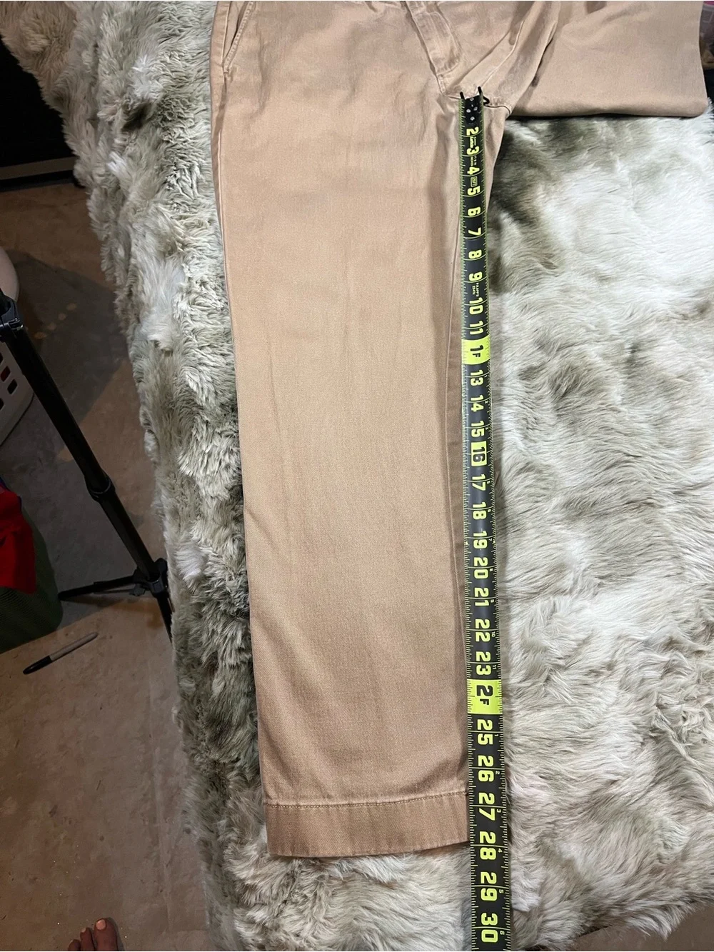 J. Crew Men's Straight Chinos in Tan
